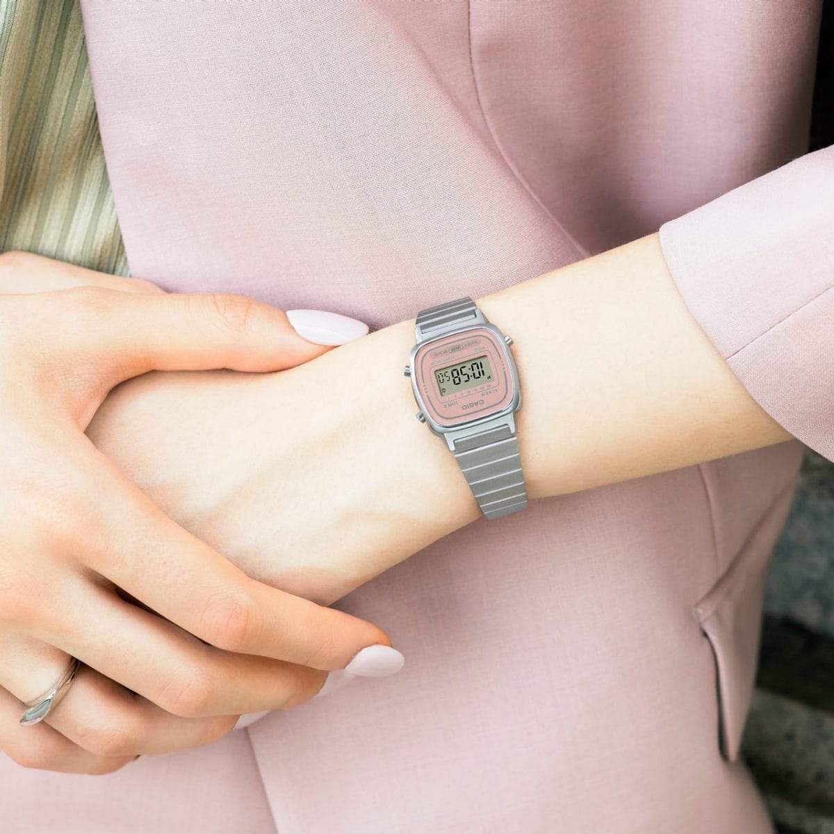 Rellotge Casio Vintage amb Dial Rosa - JO-LA670WEA-4A2EF