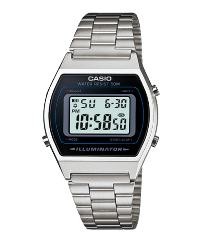 Reloj Casio Vintage  Digital Plateado - JO-B640WD-1AVEF