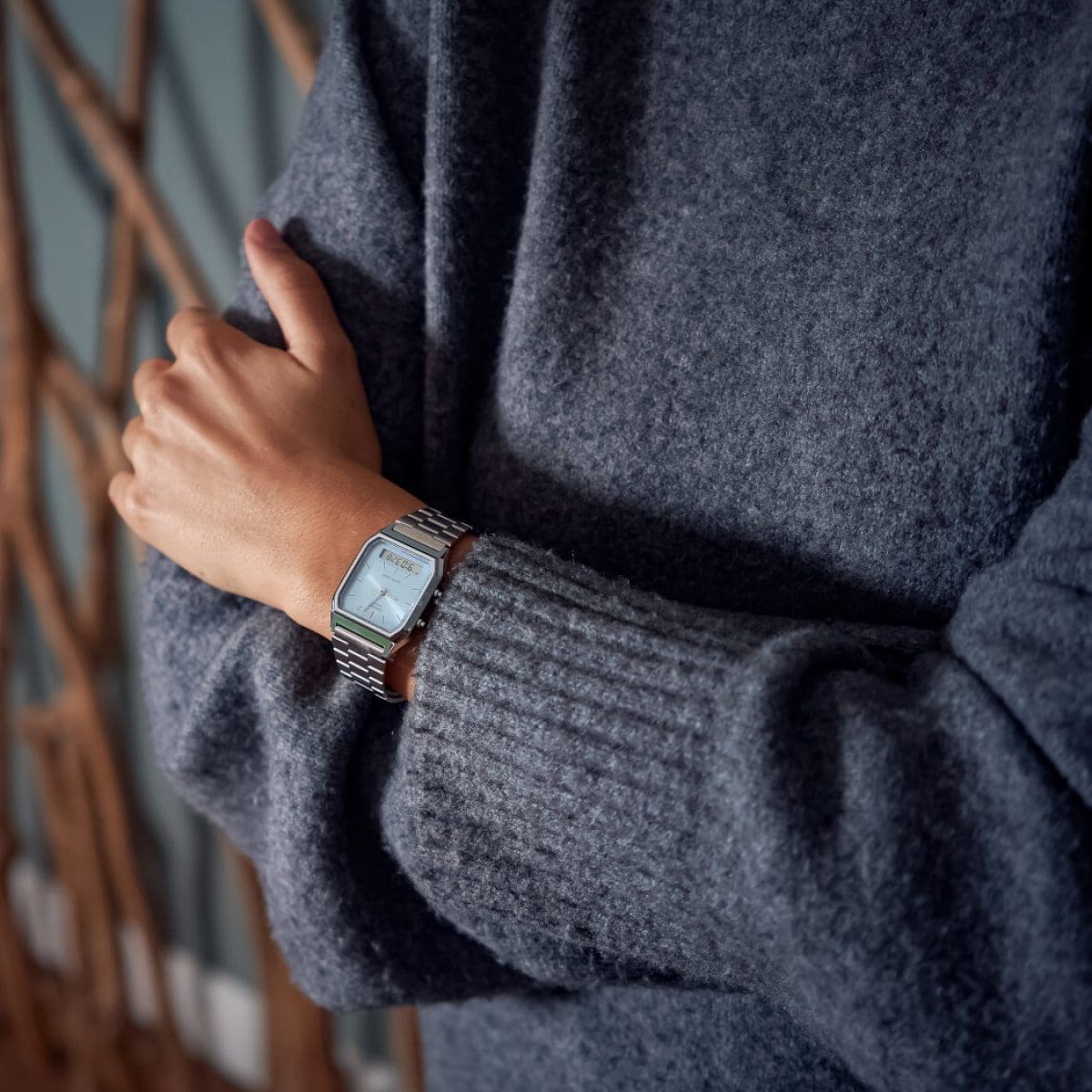 Reloj Casio Vintage  Ana-Digi Azul - JO-AQ-230A-2A1MQYES