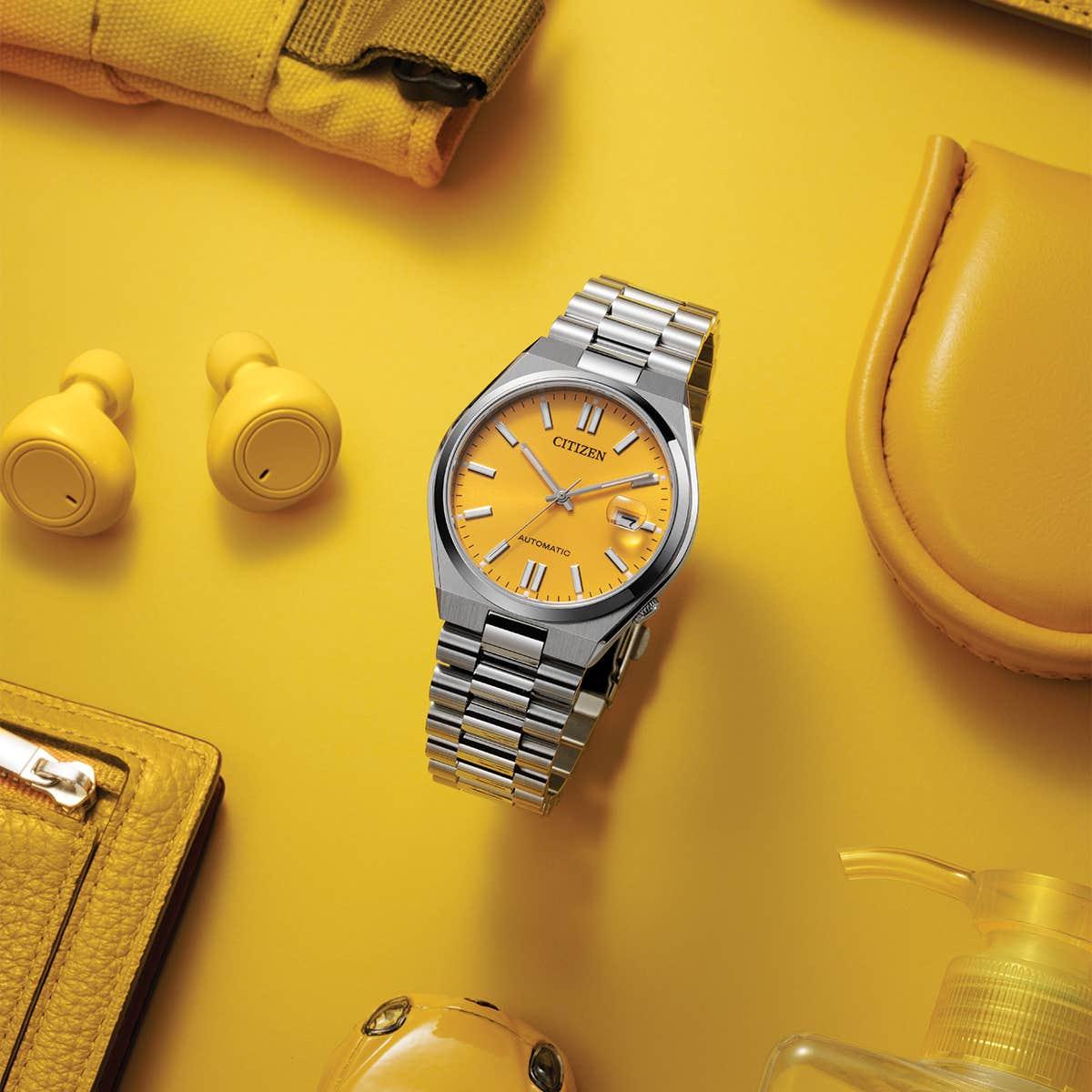 Citizen Mecánico Tsuyosa Naranja JO-NJ0150-81Z