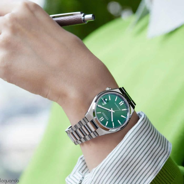 Citizen Mecánico JO-NJ0200-50X Sport Verde - Relojería Joyería Orlando