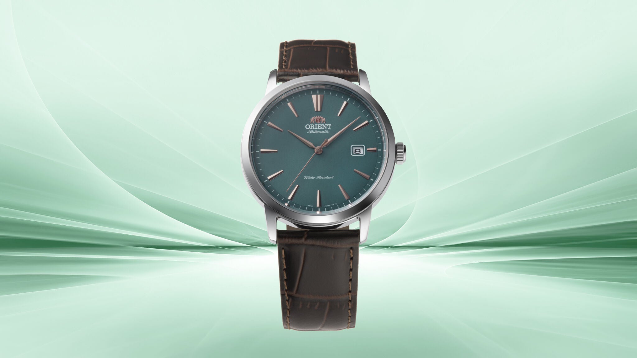 Reloj Orient Hombre Automático Esfera Crema  Verde JO-RA-AC0F13E30B - Relojería Joyería Orlando