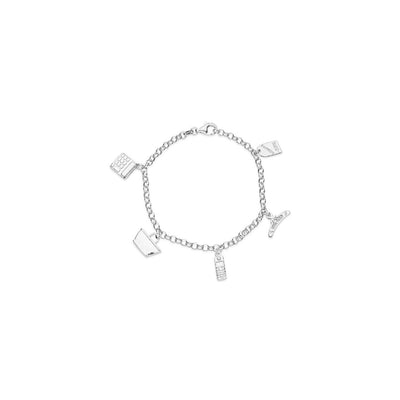 Pulsera de la Dependienta Rodio JO-PU4796