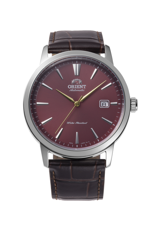 Reloj Orient Hombre Automático Esfera Roja Burdeos JO-RA-AC0F15R30B - Relojería Joyería Orlando