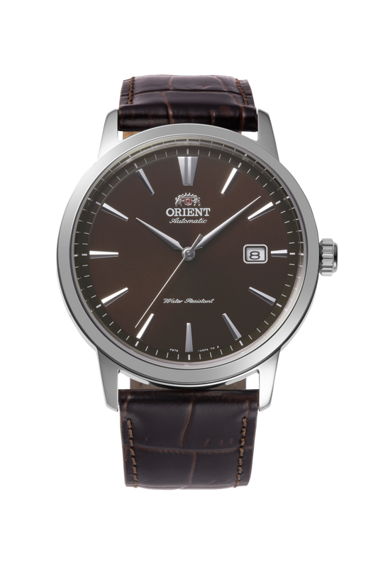Reloj Orient Hombre Automático Esfera Marron  JO-RA-AC0F17Y30B - Relojería Joyería Orlando