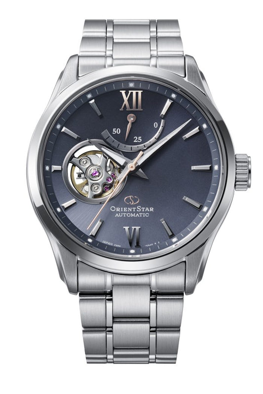 Orient Star Open Heart Automático (Esfera Azul) JO-RE-AT0021L00B - Relojería Joyería Orlando