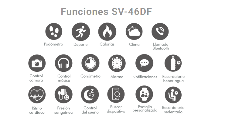 Reloj SmartWatch Ref: JO-SV-46DF-3